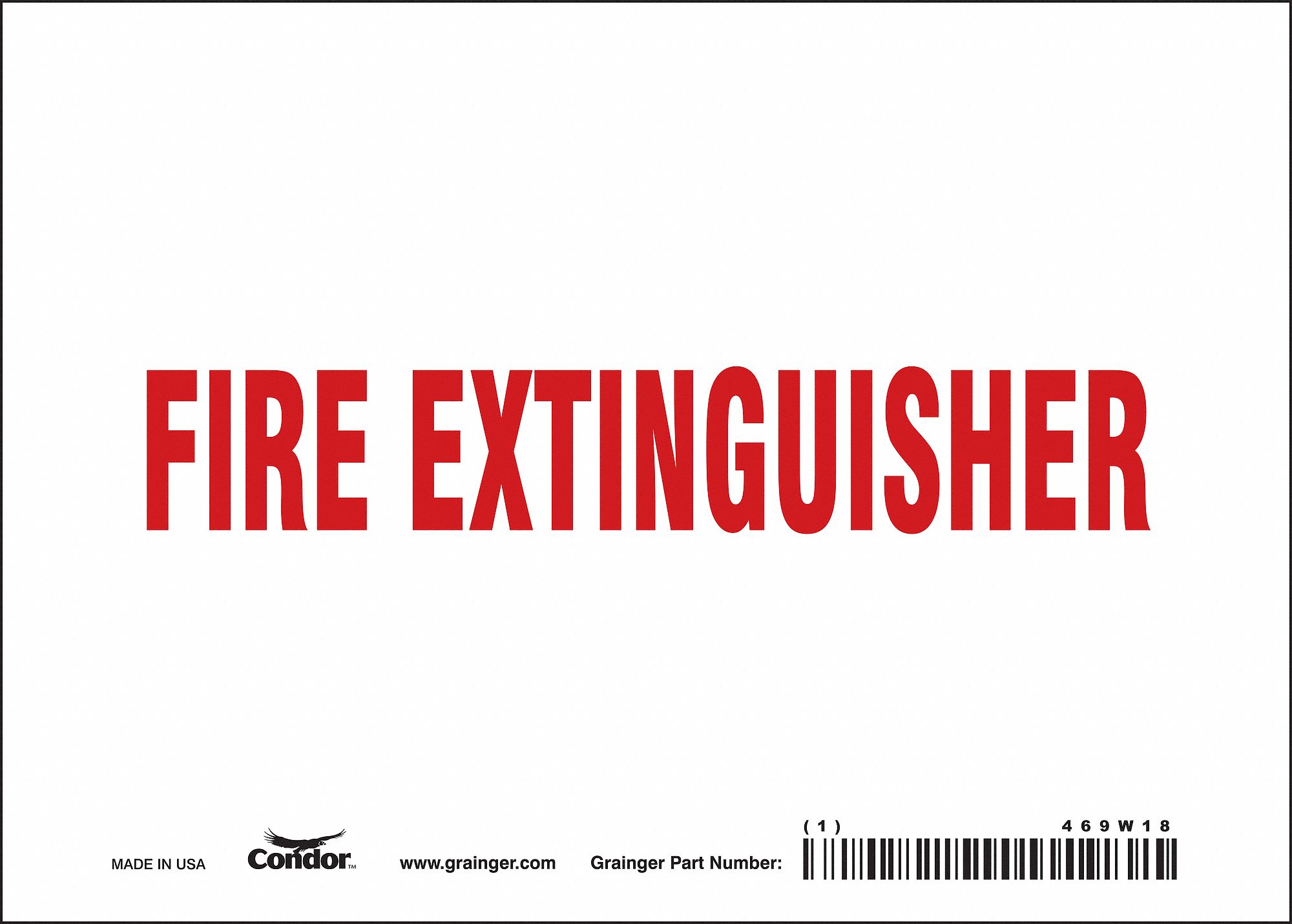 Safety Sign: Vinyl, Adhesive Sign Mounting, 5 in x 7 in Nominal Sign Size, Not Retroreflective