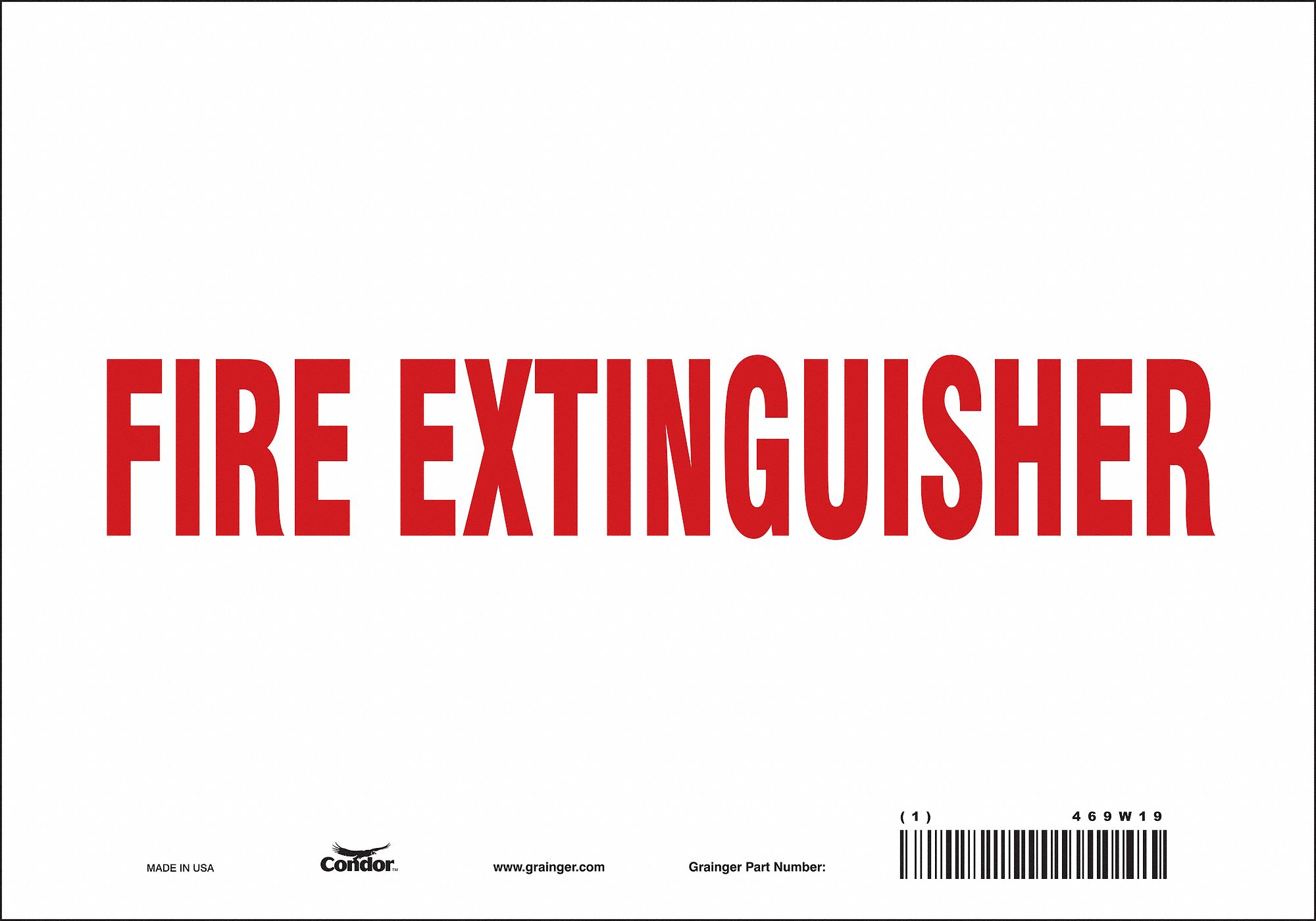 Safety Sign: Vinyl, Adhesive Sign Mounting, 7 in x 10 in Nominal Sign Size, Not Retroreflective