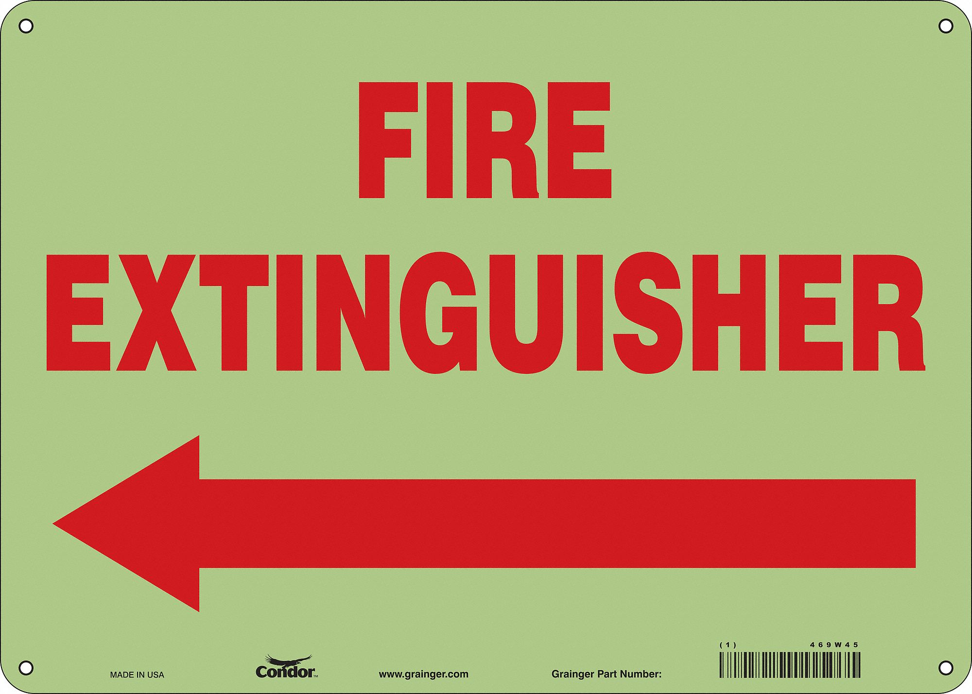 Safety Sign: Polyethylene, Mounting Holes Sign Mounting, 10 in x 14 in Nominal Sign Size