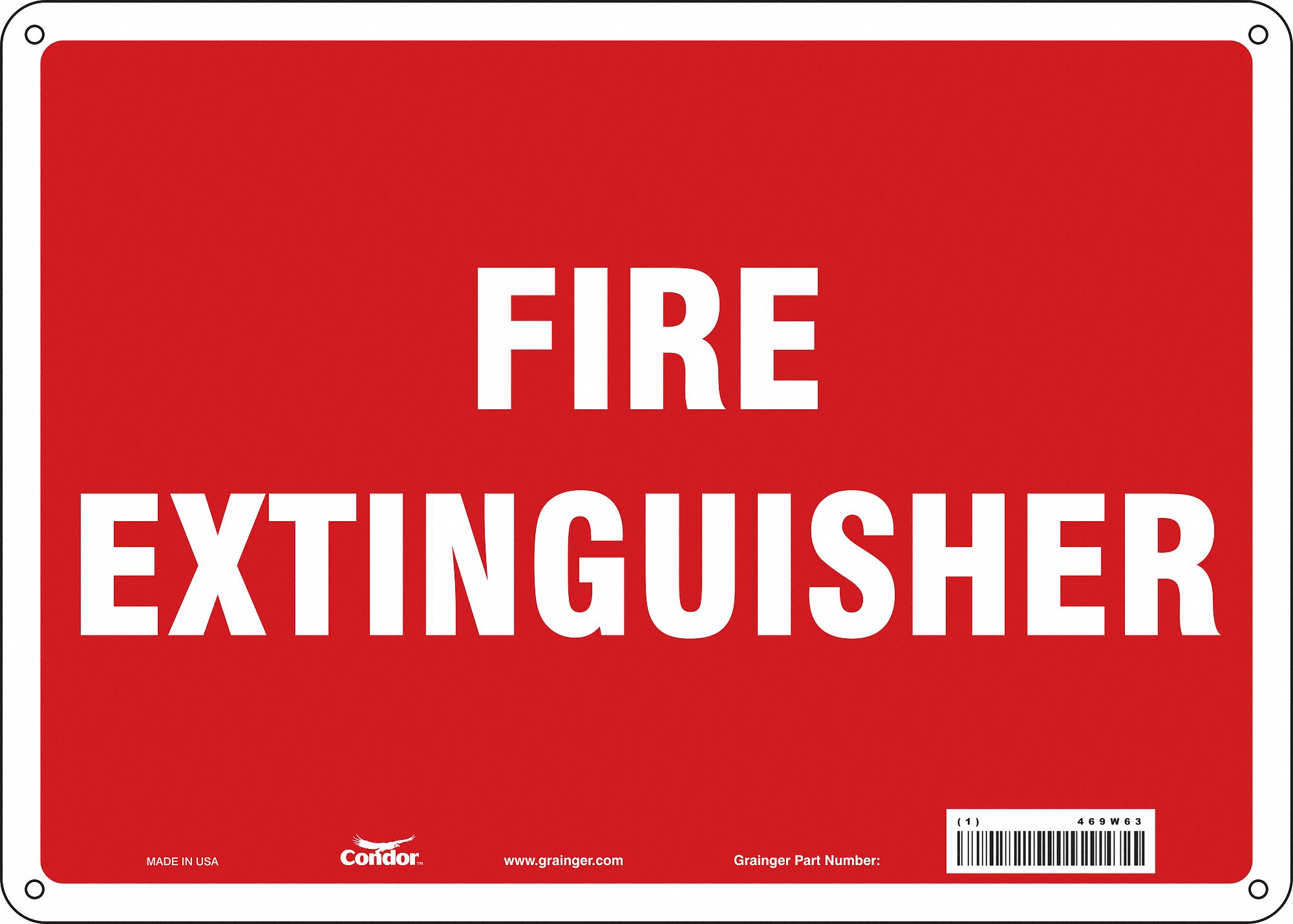 Safety Sign: Polyethylene, Mounting Holes Sign Mounting, 10 in x 14 in Nominal Sign Size