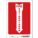 SAFETY SIGN, VINYL, ADHESIVE MOUNT, 10 IN X 7 IN NOMINAL SIGN SIZE, NOT RETROREFLECTIVE, FIRE EXTINGUISHER