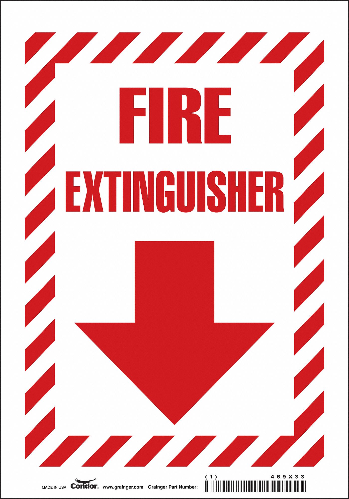 Safety Sign: Vinyl, Adhesive Sign Mounting, 10 in x 7 in Nominal Sign Size, Not Retroreflective