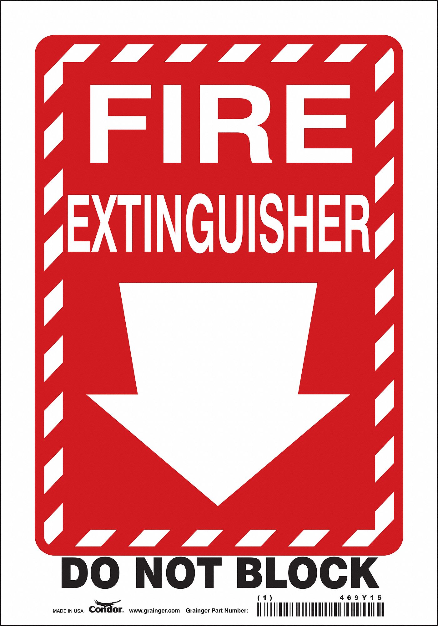 Safety Sign: Vinyl, Adhesive Sign Mounting, 10 in x 7 in Nominal Sign Size, Not Retroreflective