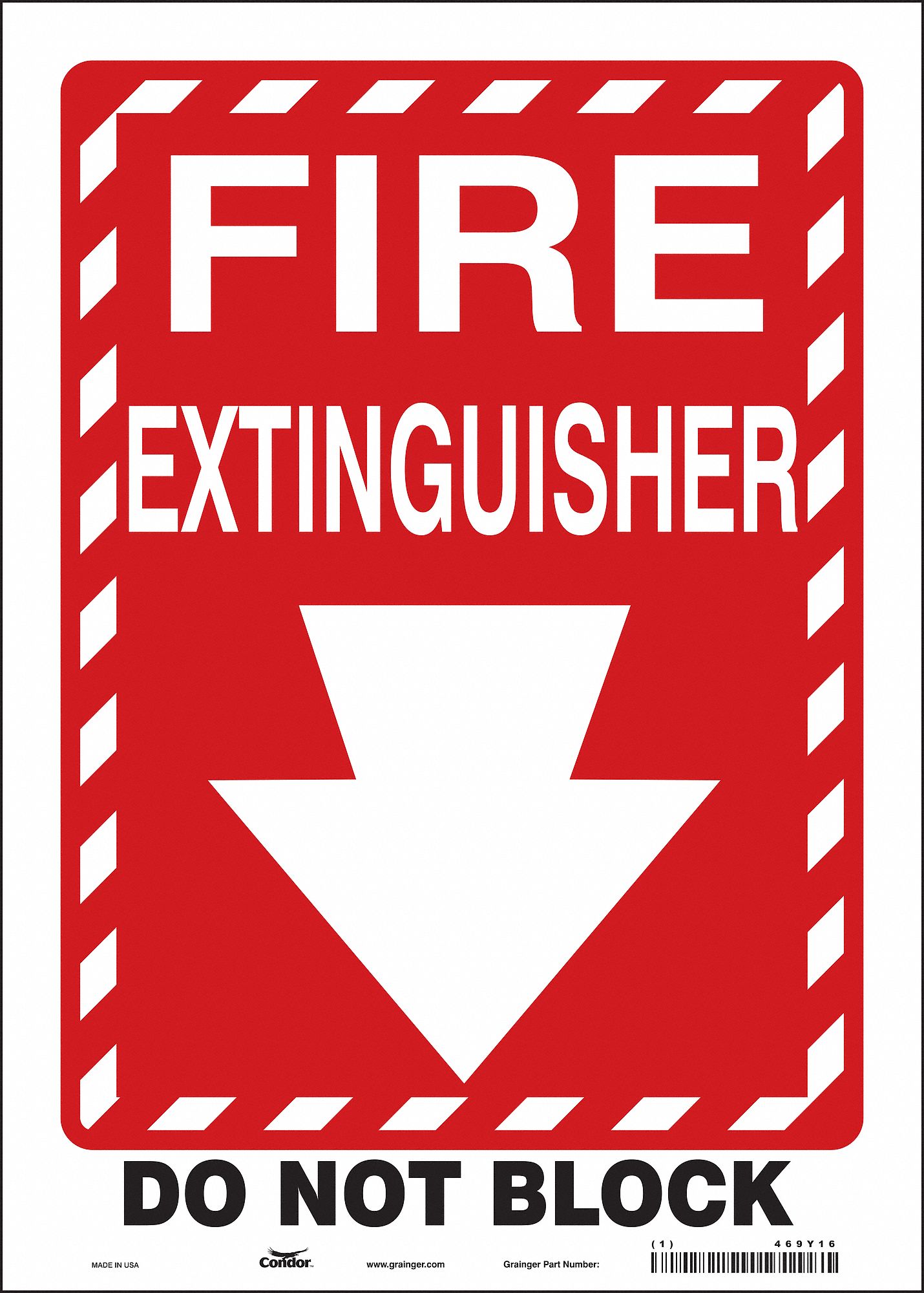 Safety Sign: Vinyl, Adhesive Sign Mounting, 14 in x 10 in Nominal Sign Size, Not Retroreflective