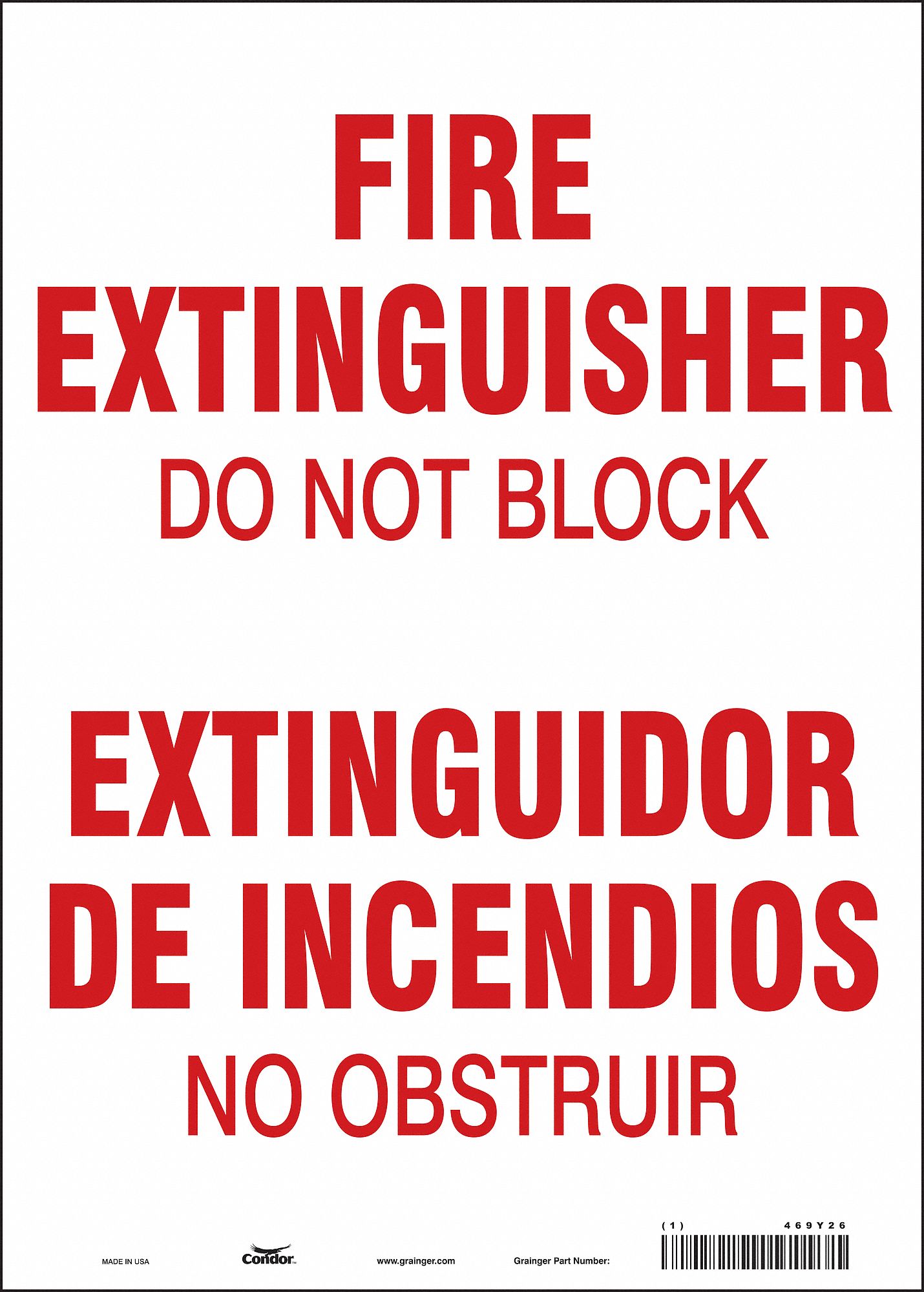 Safety Sign: Vinyl, Adhesive Sign Mounting, 14 in x 10 in Nominal Sign Size, Not Retroreflective