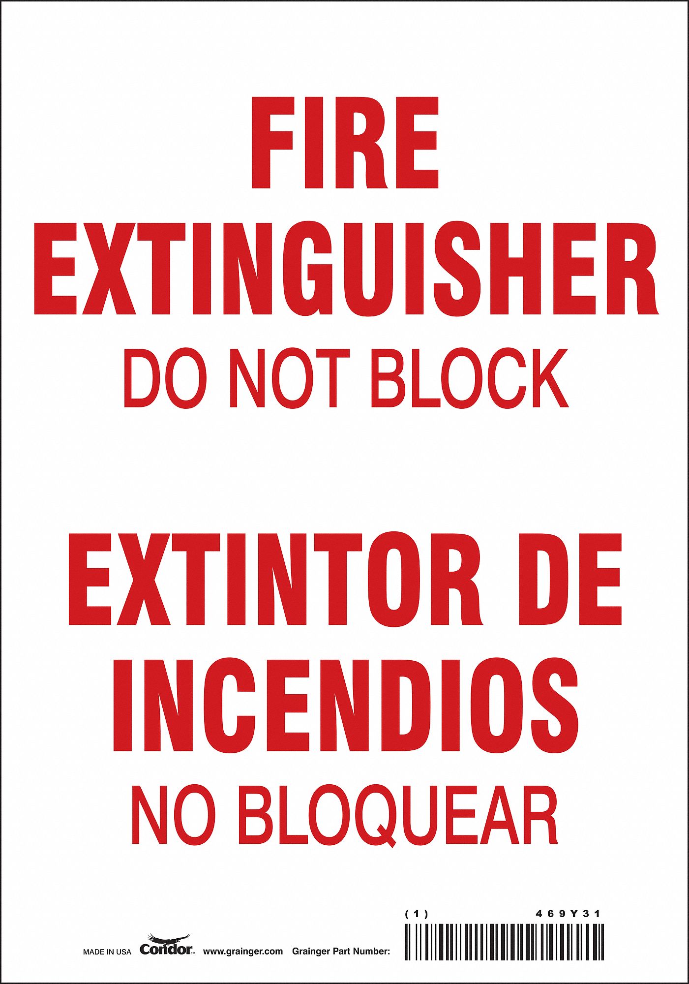 Safety Sign: Vinyl, Adhesive Sign Mounting, 10 in x 7 in Nominal Sign Size, Not Retroreflective
