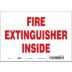 Fire Extinguisher Here Signs