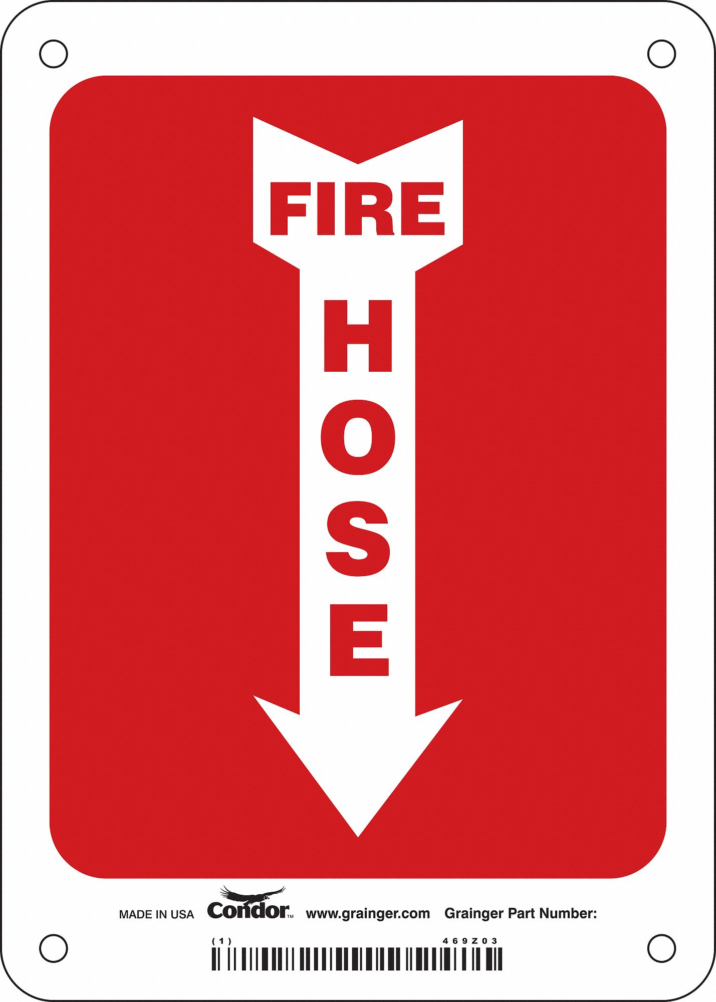 Safety Sign: Vinyl, Adhesive Sign Mounting, 7 in x 5 in Nominal Sign Size, Not Retroreflective