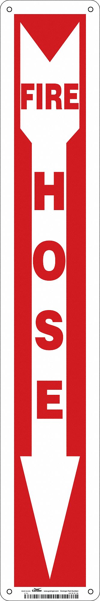Safety Sign, 24 in x 4 in, Glow Vinyl