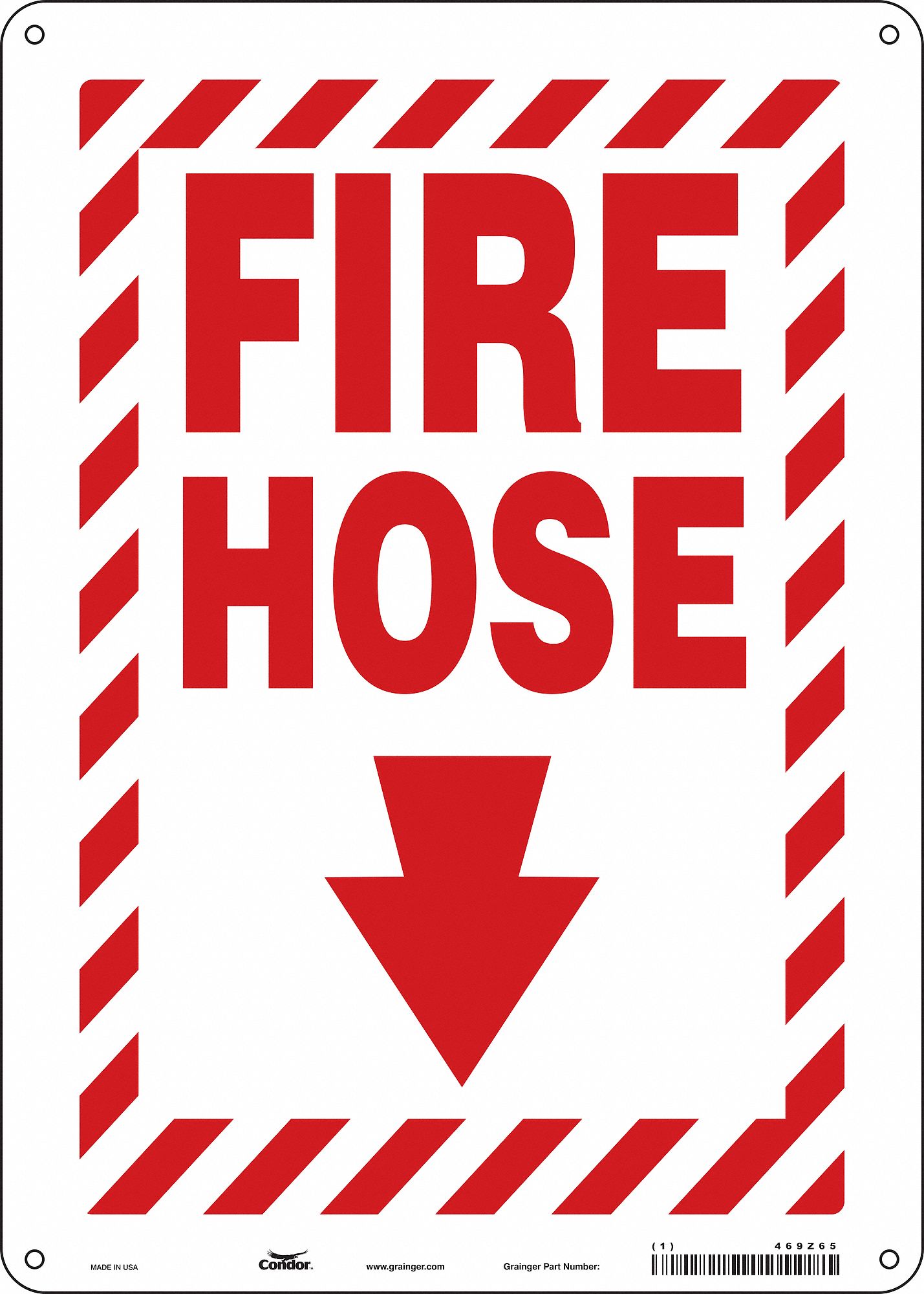 Safety Sign: Glow Vinyl, Adhesive Sign Mounting, 14 in x 10 in Nominal Sign Size, Glow In The Dark
