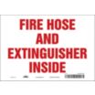 Fire Hose And Extinguisher Inside Signs