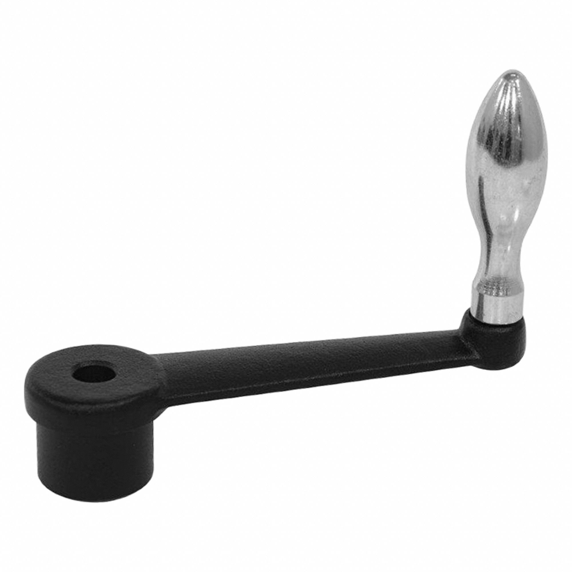 JW WINCO, Cast Iron w/ Steel Grip, 17 mm Bore Dia, Crank Handle 822Z9117MC19/F Grainger