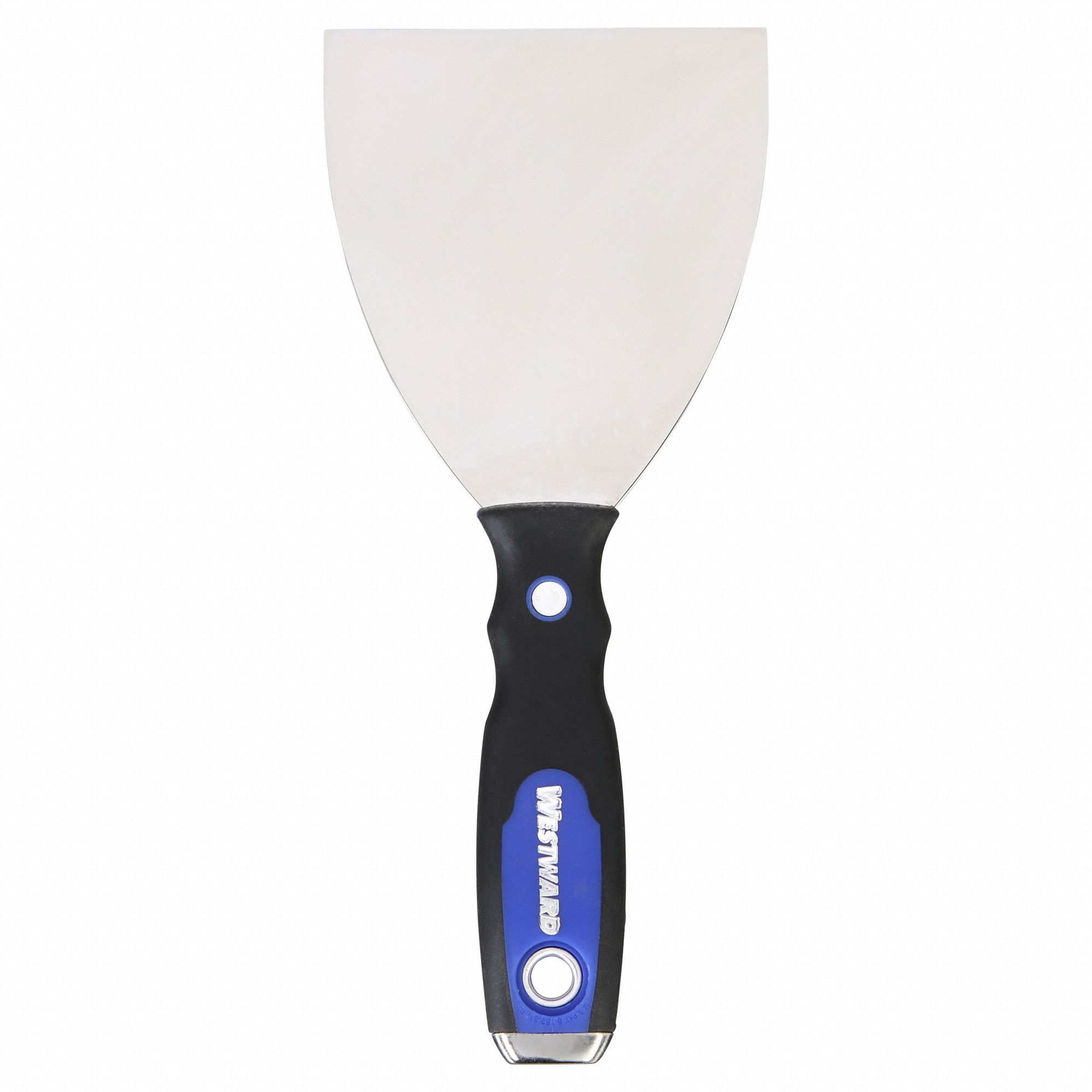 PUTTY KNIFE, STAINLESS STEEL BLADE, POLYPROPYLENE HANDLE/TPR/STEEL, 4X4-1/4 IN