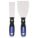 PUTTY KNIFE SET, STAINLESS STEEL BLADE, POLYPROPYLENE HANDLE/STEEL/TPR