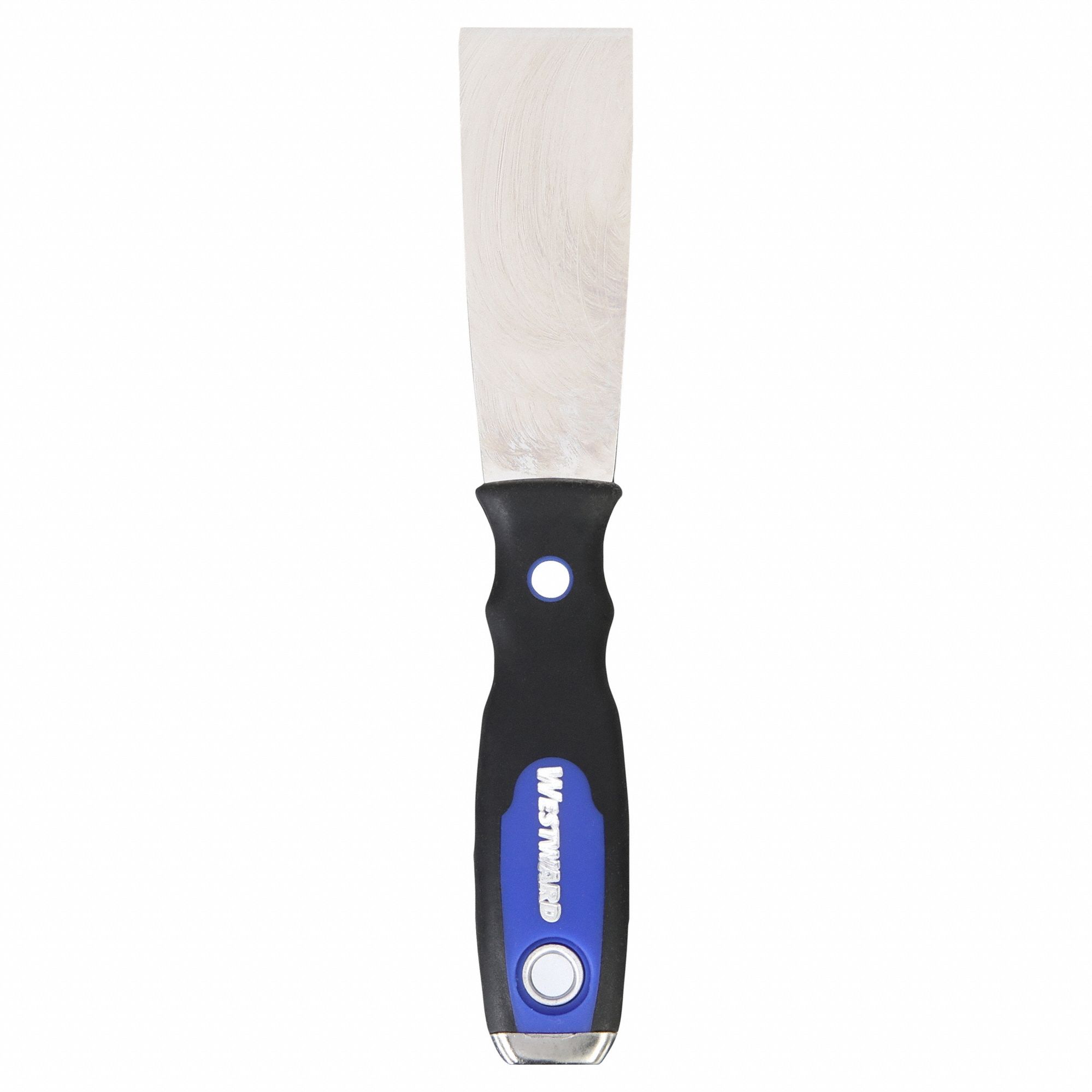 PUTTY KNIFE, STAINLESS STEEL BLADE, POLYPROPYLENE HANDLE/TPR/STEEL, 1-1/2 X 4 IN