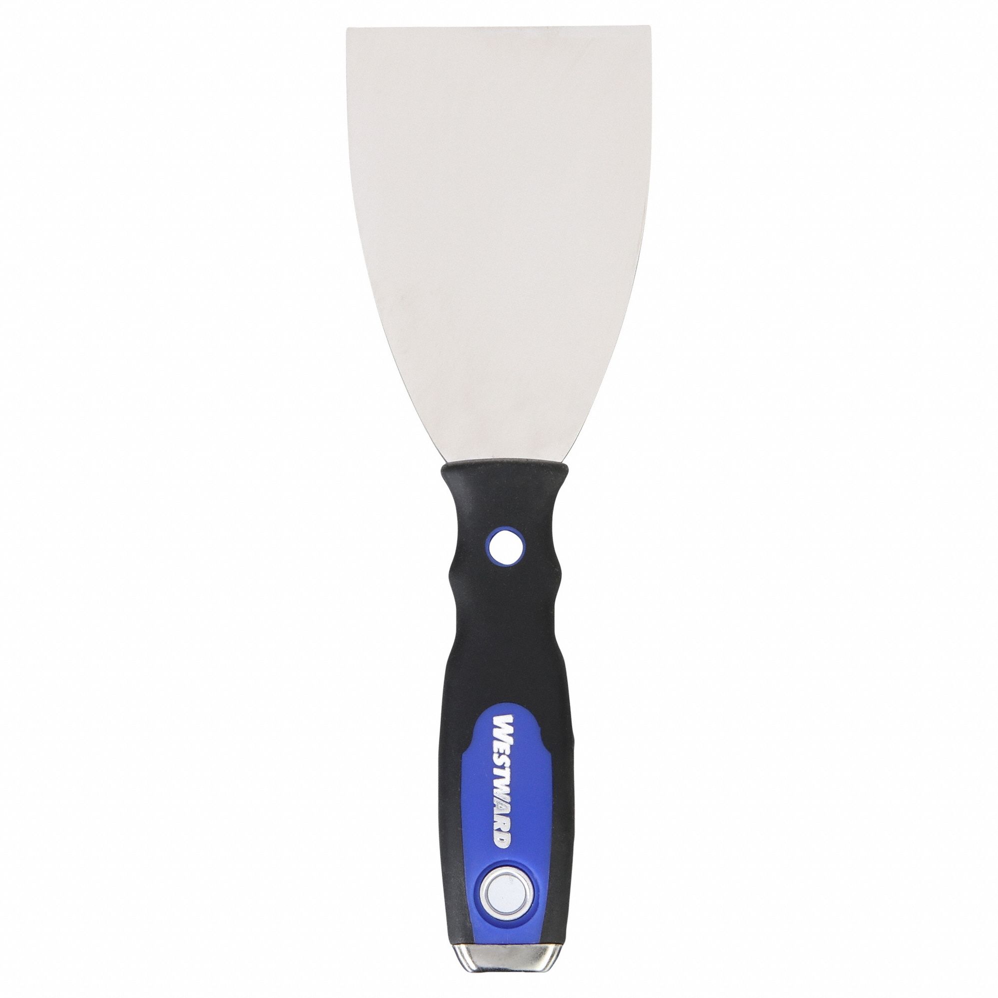 PUTTY KNIFE, STAINLESS STEEL BLADE, POLYPROPYLENE HANDLE/TPR/STEEL, 3 X 4-1/4 IN