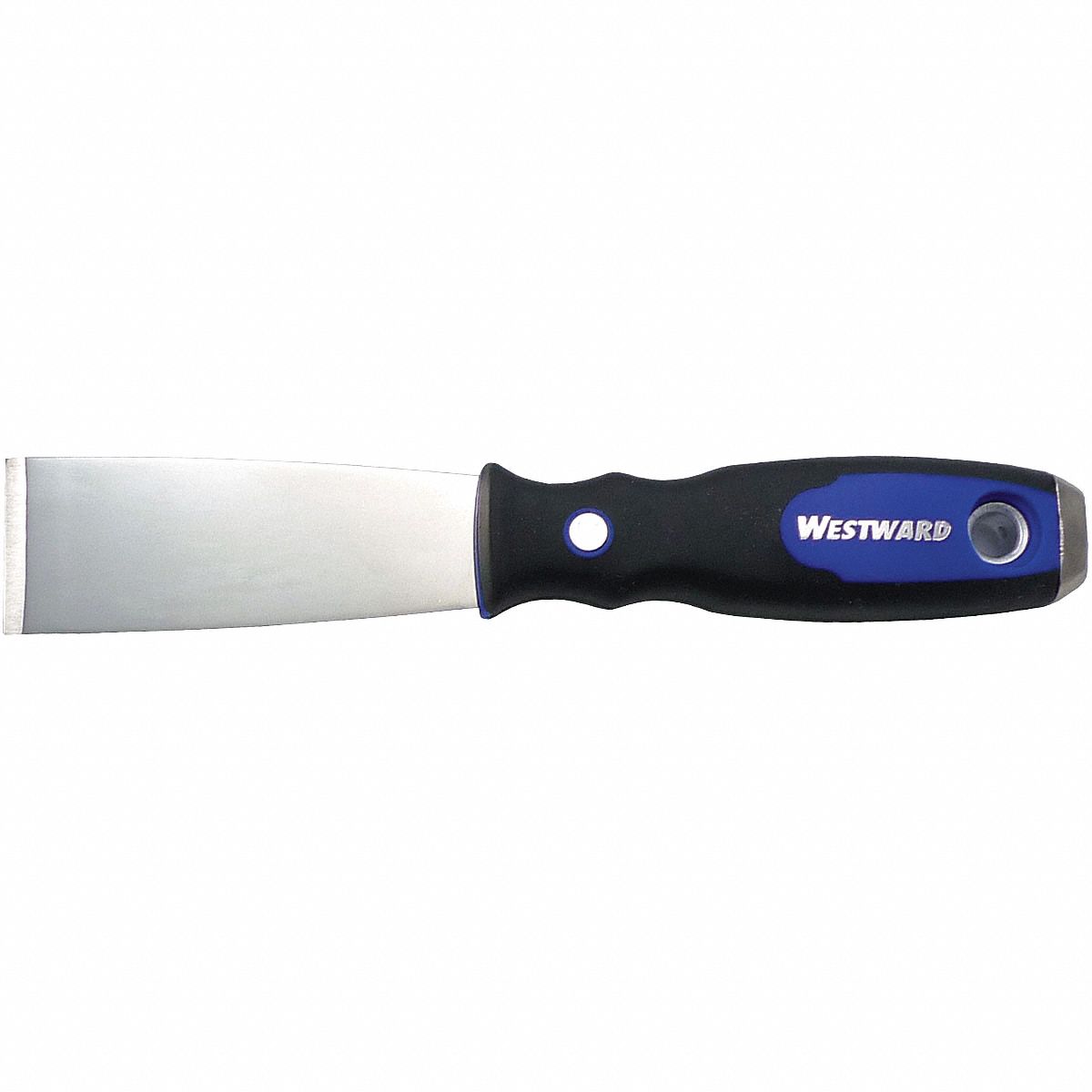 WESTWARD, 1 1/2 in Blade Wd, Stainless Steel, Putty Knife 46A919