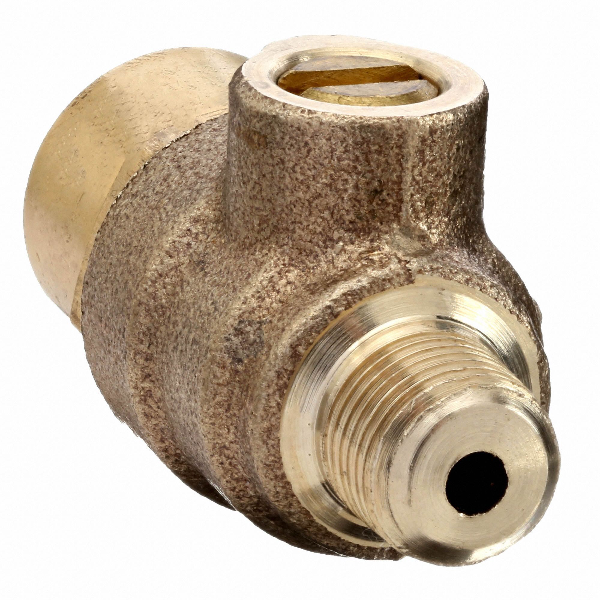 Test Cock: Test Cock, 1/8 in Connection Size - Side 1, NPT, Repair Part, Bronze