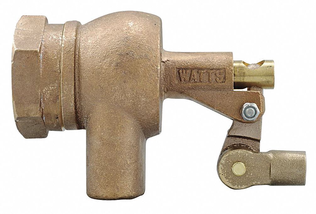WATTS Heavy Duty Float Valve, 1 1/2 in, FNPT, Bronze 46A9881500