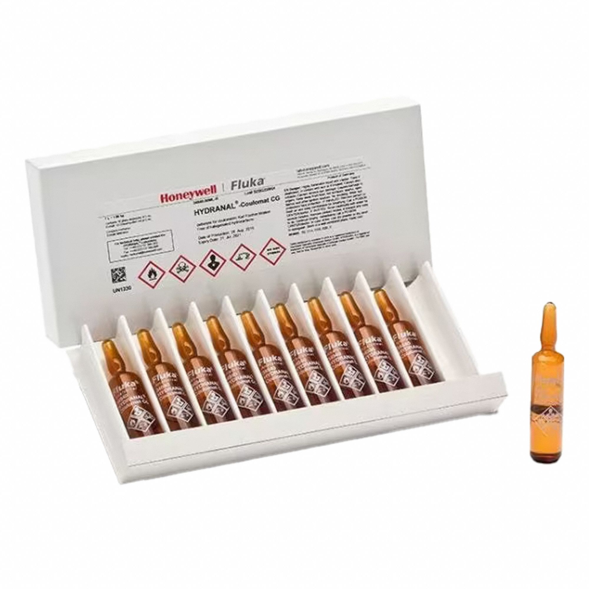 Hydranal Coulomat CG: Lab, 50 mL, 7446-09-5, Reagent, Liquid, Vial, Glass, 1