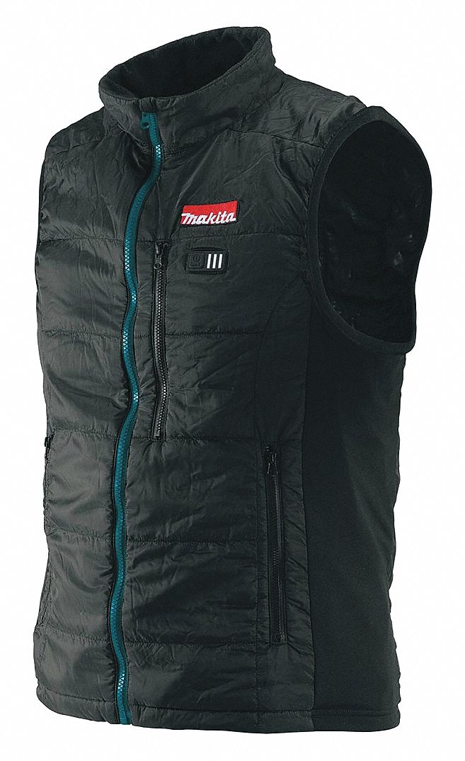 MAKITA, Men's, L, Heated Vest - 46AD45|DCV200ZL - Grainger