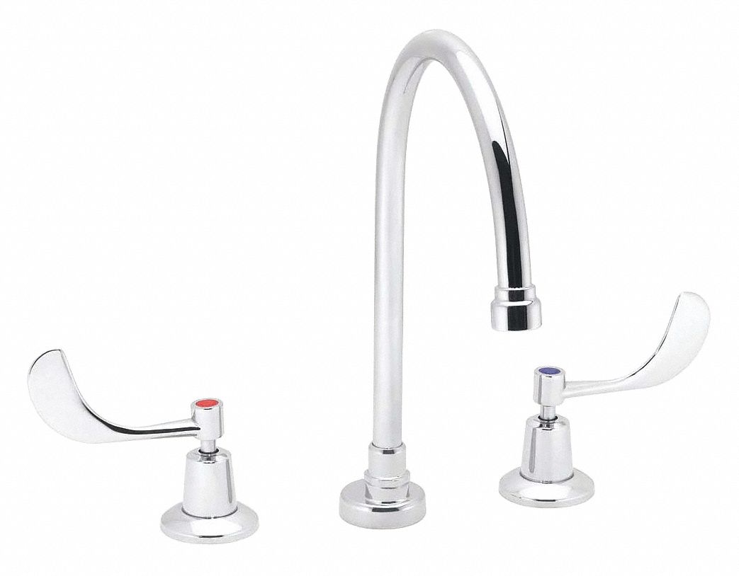 gooseneck high arc widespread bathroom sink faucet