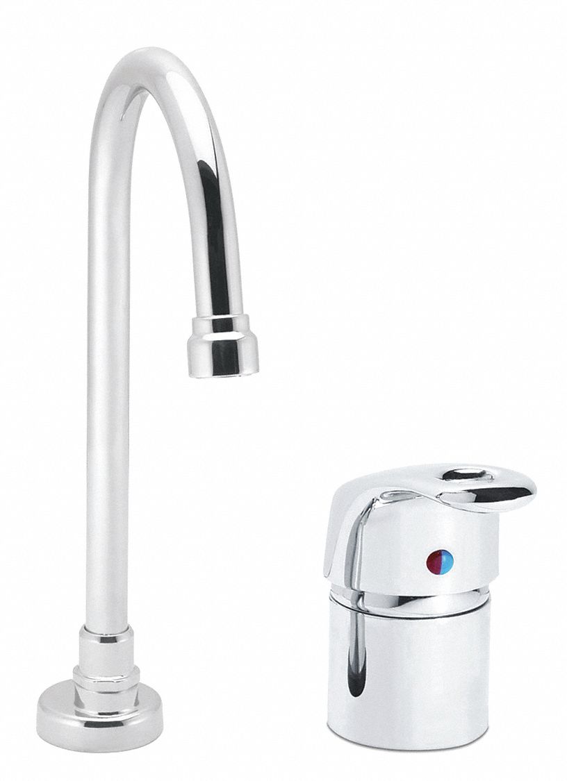 SPEAKMAN Gooseneck Bathroom Faucet Speakman, Commander, Chrome Finish