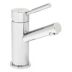 Angled Straight-Spout Single-Joystick-Handle Single-Hole Deck-Mount Bathroom Faucets