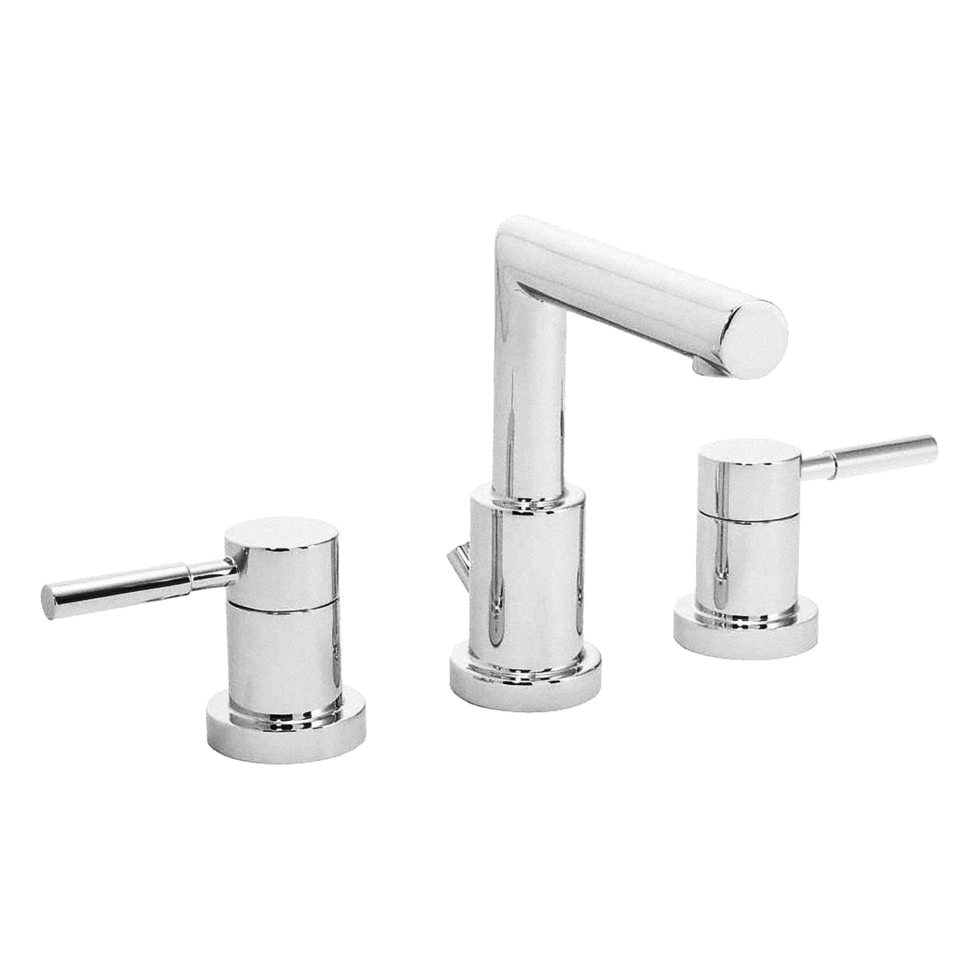 Straight Bathroom Faucet: Neo, Brass, Polished Chrome Finish, 1.2 gpm Flow Rate, Widespread