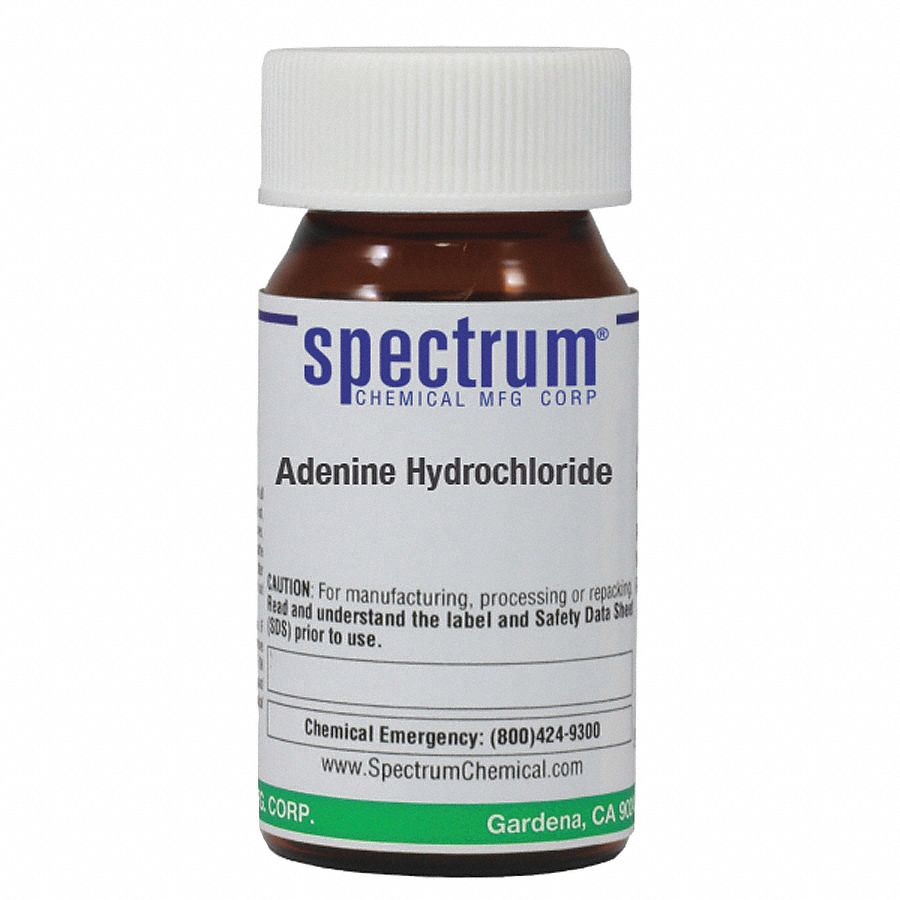 Adenine Hydrochloride, 5g, Amber Glass