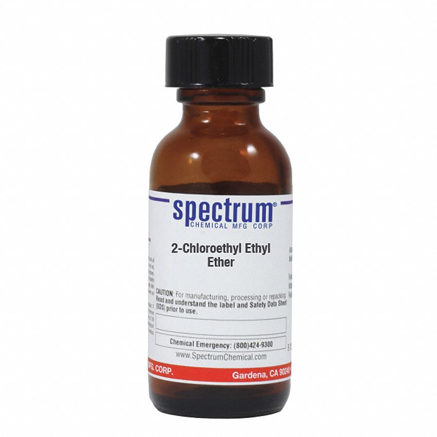 SPECTRUM 2Chloroethyl Ethyl Ether 100 Concentration, 628342, 108.57, C4H9ClO, Amber Glass