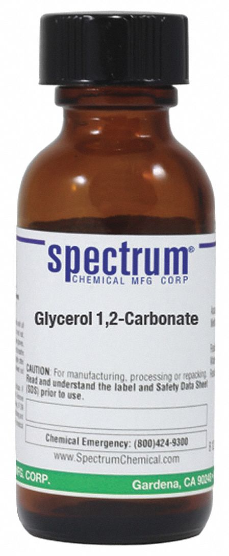 Glycerol 1, 2-Carbonate: Lab, 25 g, 931-40-8, 100% Concentration, Reagent, Liquid, Bottle, 1