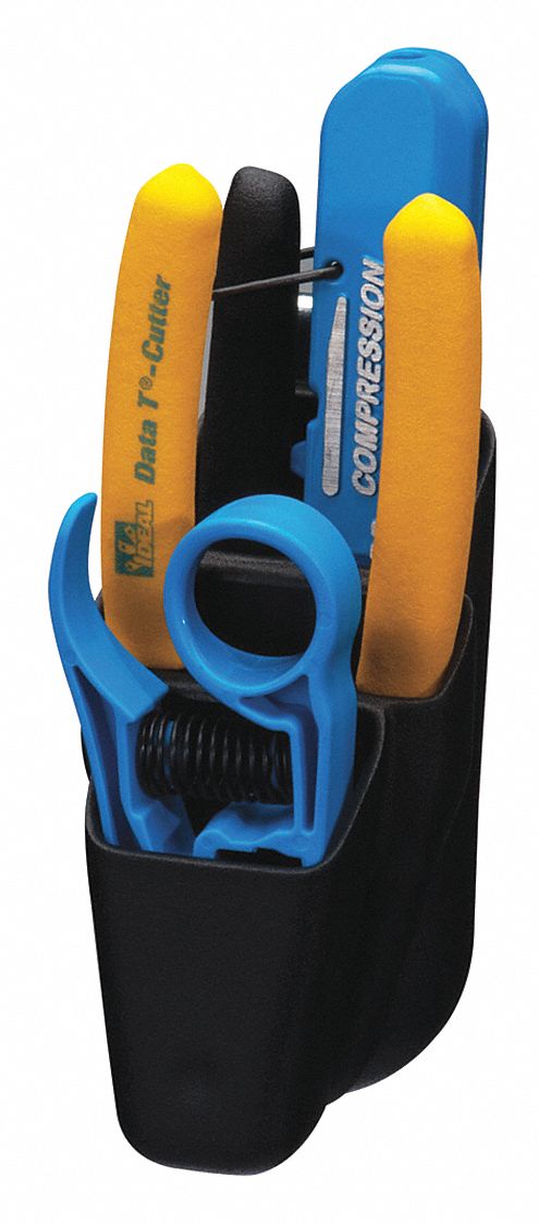 COMMUNICATIONS TOOL KIT, 3 TOTAL PIECES, CUTTING TOOLS/ELECTRICAL AND TELECOM TOOLS, TOOL POUCH