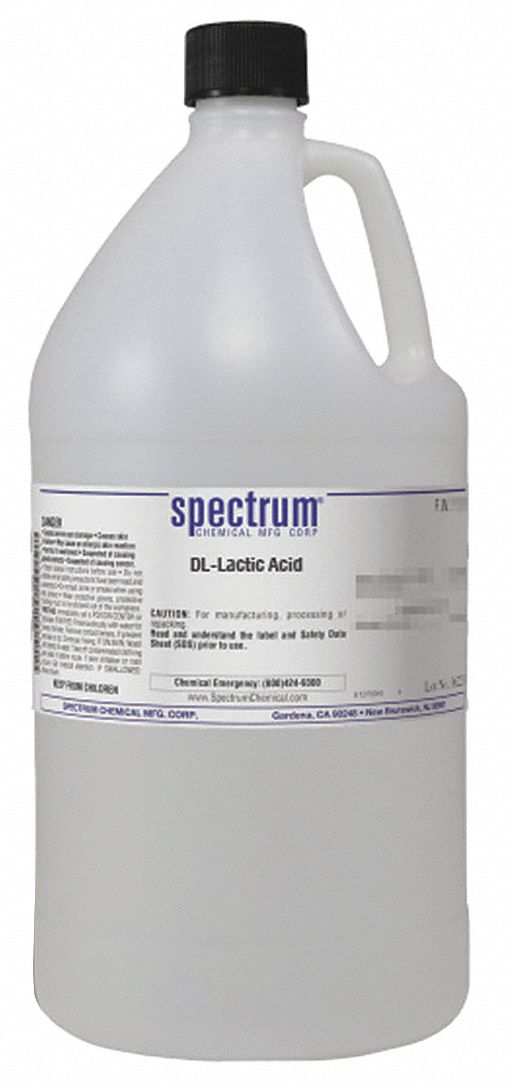 Lactic Acid, 2.5L, CAS 50-21-5, Poly