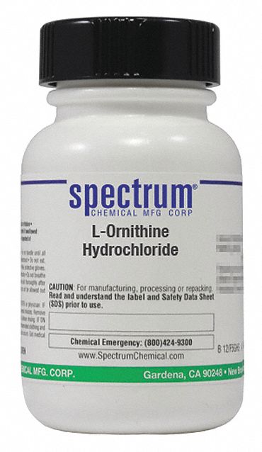 L-Ornithine Hydrochloride, 25g, Poly