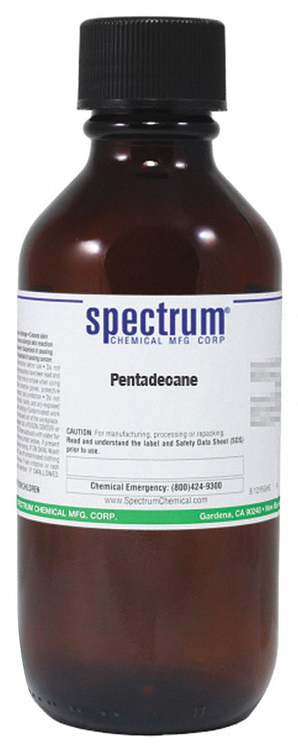 Pentadecane, 500mL, CAS 629-62-9, Ambr Glss