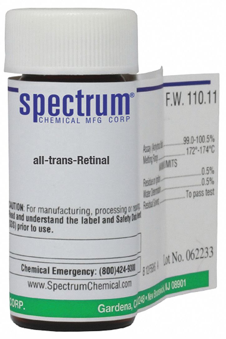 All-Trans-Retinal, 100mg, CAS 116-31-4