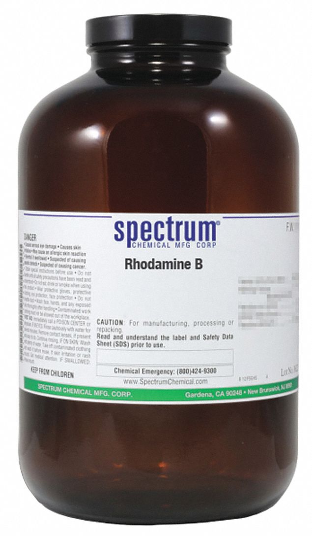 Rhodamine B, 500g, CAS 81-88-9, Amber Glass
