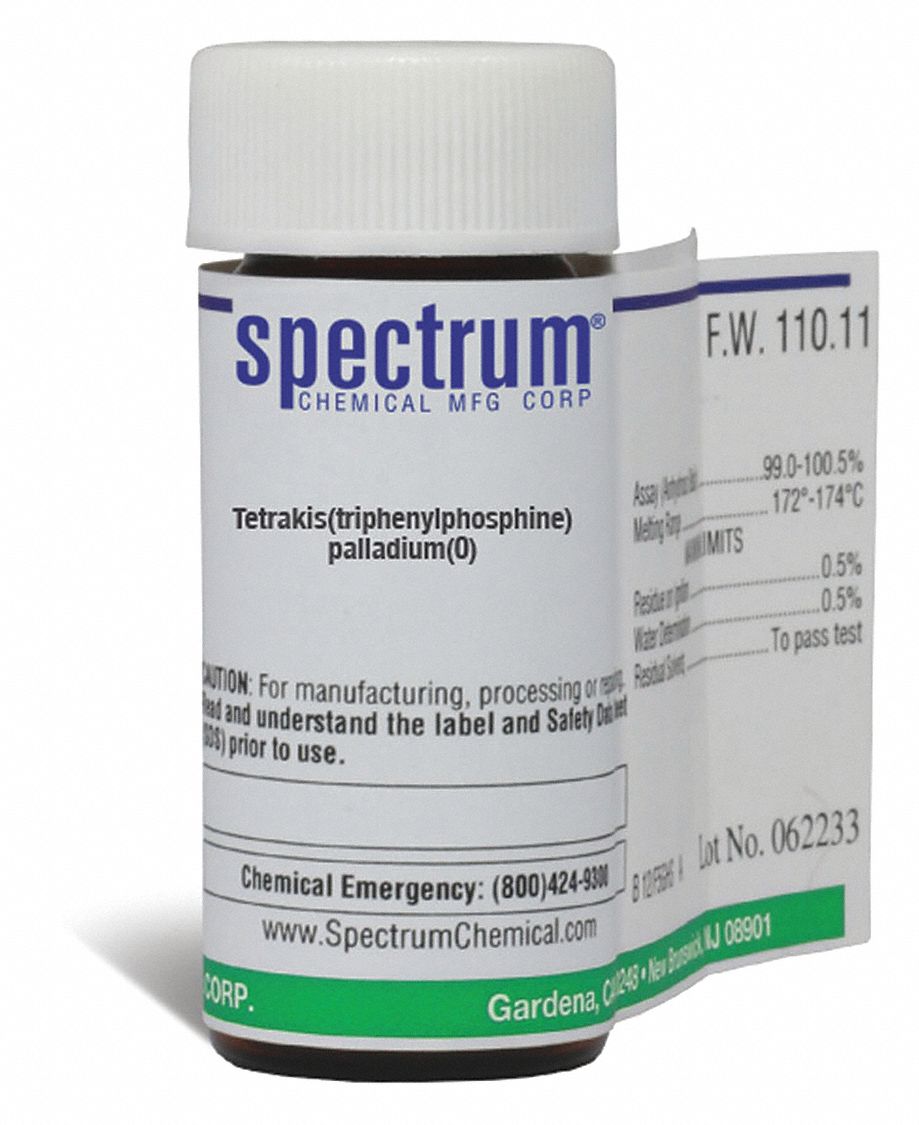 Palladium(0), 1g, CAS 14221-01-3, Ambr Glss