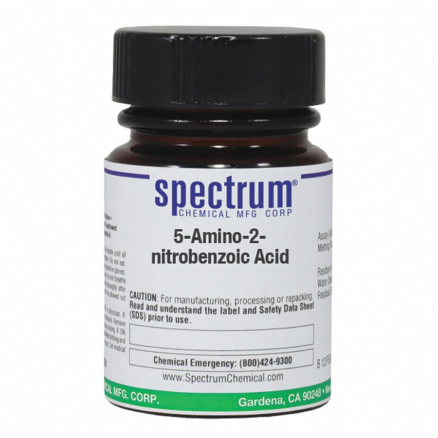 Amino-2-Nitrobenzoic Acid, 5g, Amber Glass