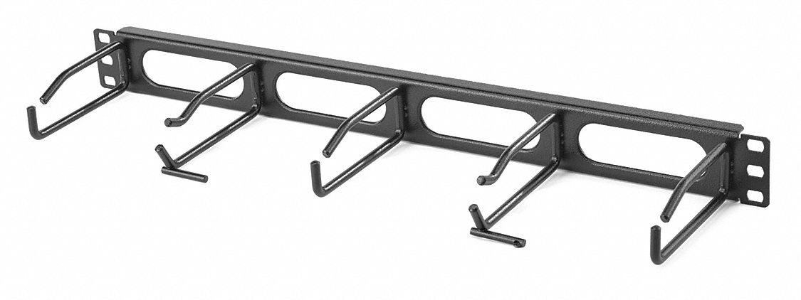 Single Side Horizontal Ring Manager: Horizontal, 1 U, Single Side Sides, HM14
