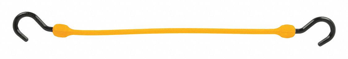 TENDEUR ELASTIQUE,JAUNE,LO 18 PO