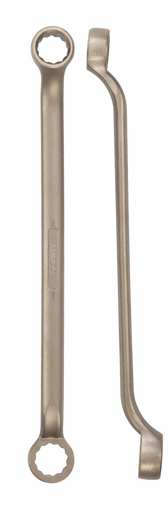 BOX END WRENCH, NATURAL, 7/8 IN/1 1/16 IN HEAD SIZE, 15 IN OVERALL L, OFFSET