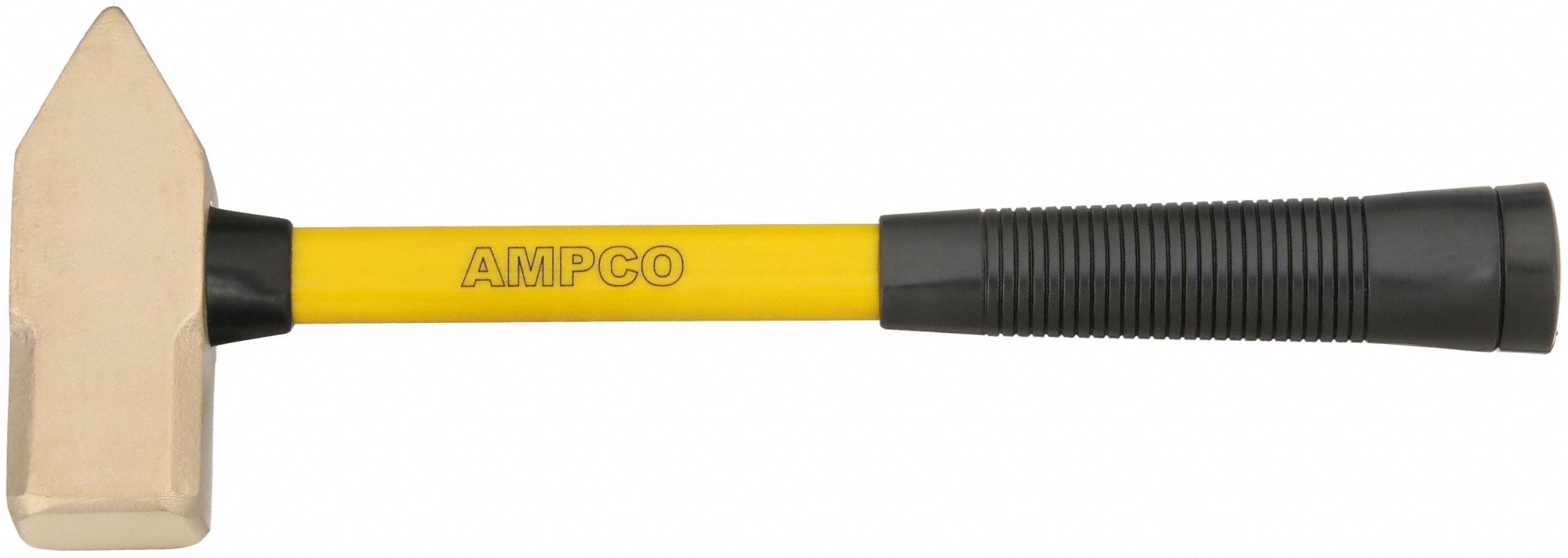 Cross Peen Hammer: Fiberglass, Nickel Aluminum Bronze, 2 1/2 lb Head Wt, 15 in Overall Lg