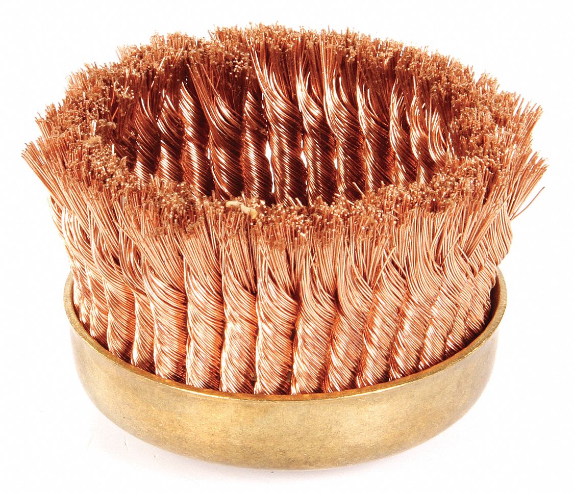 Nonsparking Knot Wire Cup Brush 6 In.