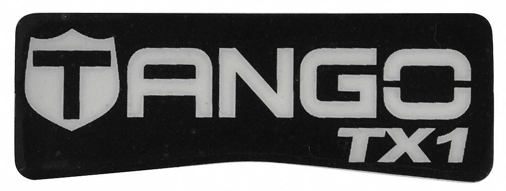 NAMEPLATE, FOR TANGO TX1 COMPATIBLE DETECTOR SERIES, TANGO TX1, BLACK