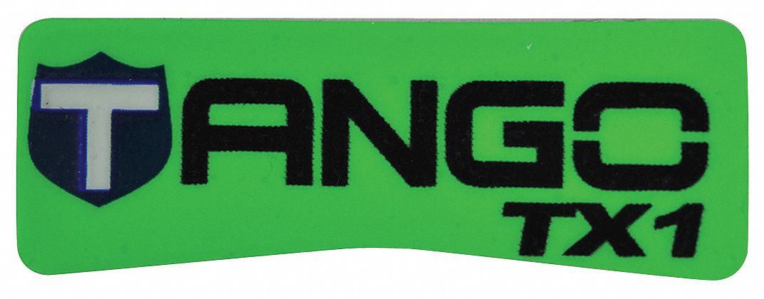 NAMEPLATE, FOR TANGO TX1 COMPATIBLE DETECTOR SERIES, TANGO TX1, GREEN