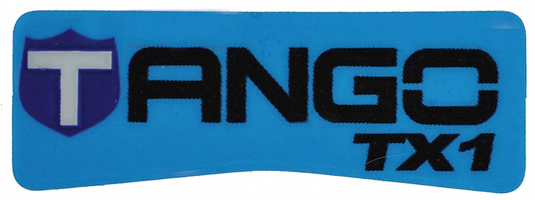 NAMEPLATE, FOR TANGO TX1 COMPATIBLE DETECTOR SERIES, TANGO TX1, BLUE