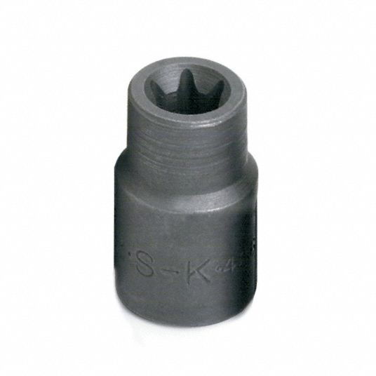 SK PROFESSIONAL TOOLS, 3/8 in Drive Size, E12 Socket Size, Socket