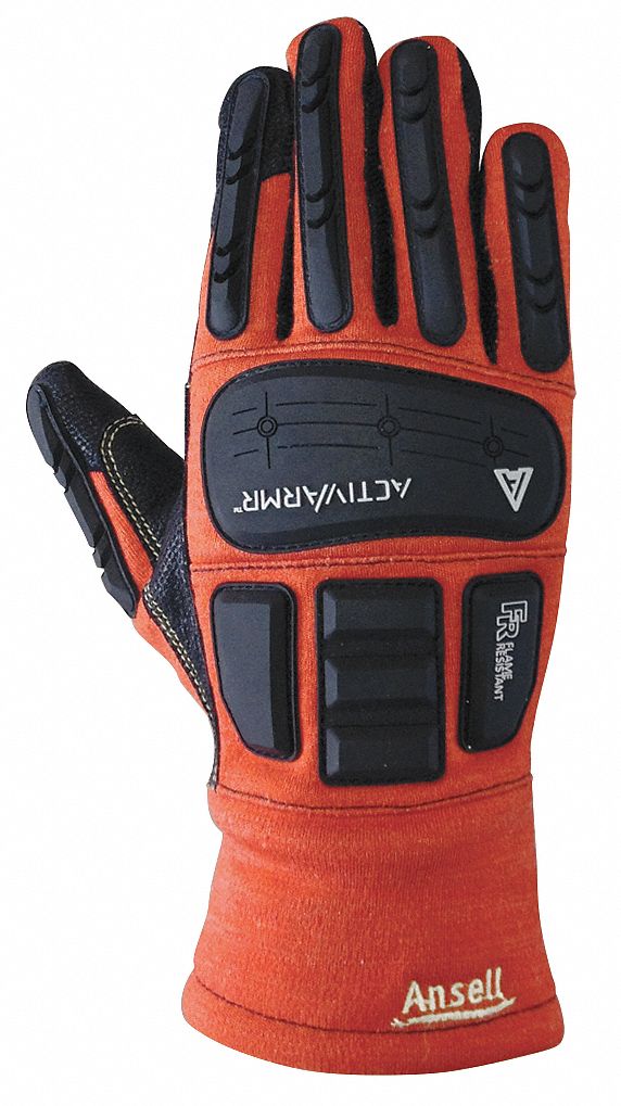 Flame Retardant Gloves,Size 10,PR